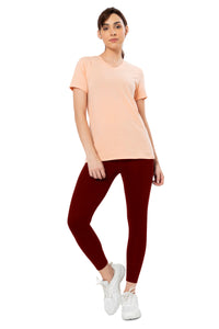 Energize High Rise Active Leggings - Burgundy thumbnail 5
