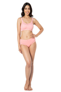 Cotton Smooth Back Solid Non Padded Non-Wired Support bra - Quartz thumbnail 5