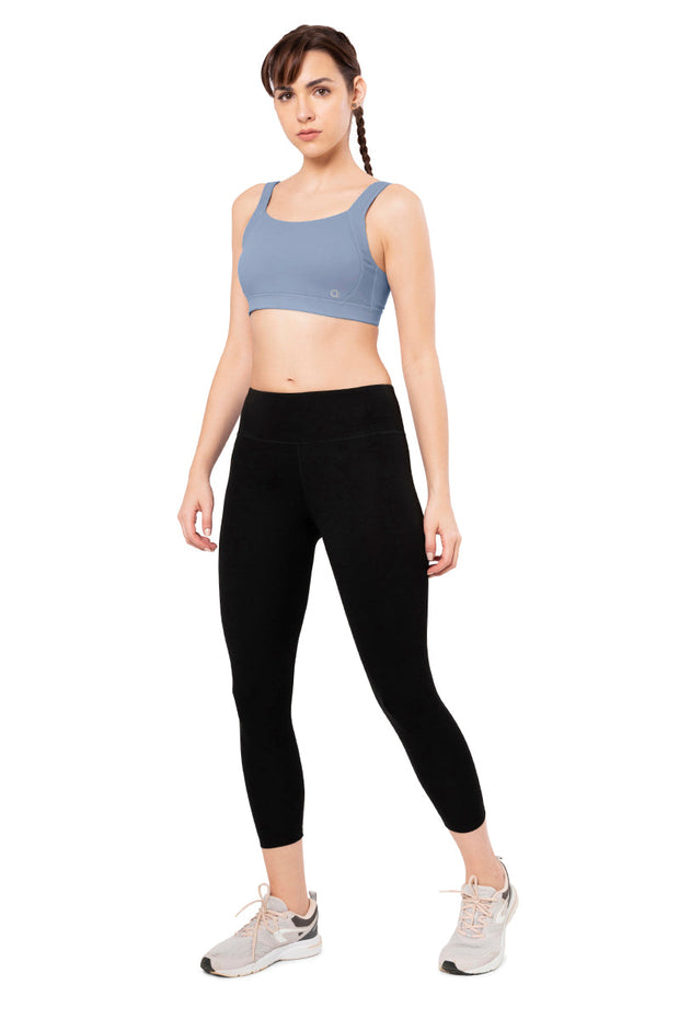 Energize High Impact Round Neck Sports Bra - Tempest