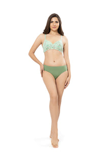 Cotton Casuals Padded Non-Wired Printed T-Shirt Bra - Cotton Ditsy Print thumbnail 5
