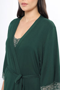 Lace Touch Sleep Robe - Botanical Gardens thumbnail 5