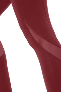 Flaunt Panelled High Rise Active Leggings - Chocolate Truffle thumbnail 5