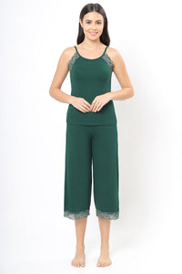 Lace Touch Pyjama Bottom - Botanical Gardens thumbnail 5