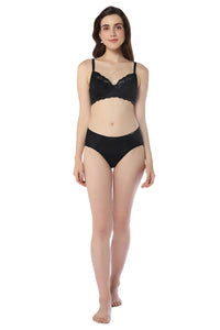 Luxe Support Hipster Panty - Black thumbnail 5