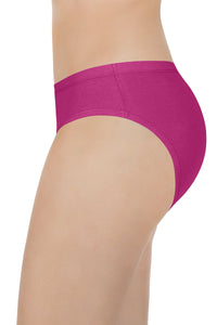 100% Cotton Bikini Panty Pack (Pack of 3) - D003 - Solid thumbnail 5