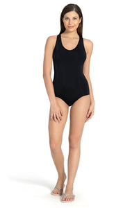 Racerback Swimsuit - Black thumbnail 5