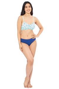 Smooth Elegance Padded Non-wired T-shirt Bra - Hummingbird Print thumbnail 5