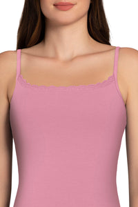 Shelf Support Straight Neck Sleeveless Camisole (Pack of 2) - White_Wildrose thumbnail 5