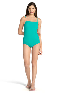 Straight Neck Swim Suit - Tropical Leafs thumbnail 5