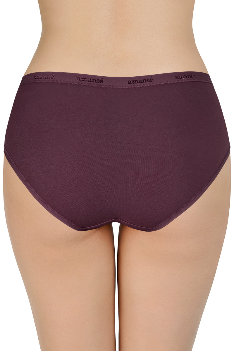 Solid Low Rise Hipster Panties (Pack of 3)