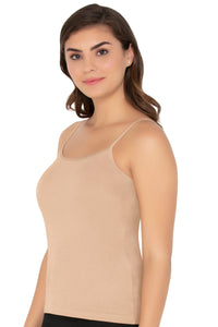 Cotton Camisole (Pack of 2) - Black- Nude thumbnail 6