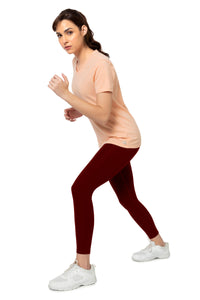 Energize High Rise Active Leggings - Burgundy thumbnail 6