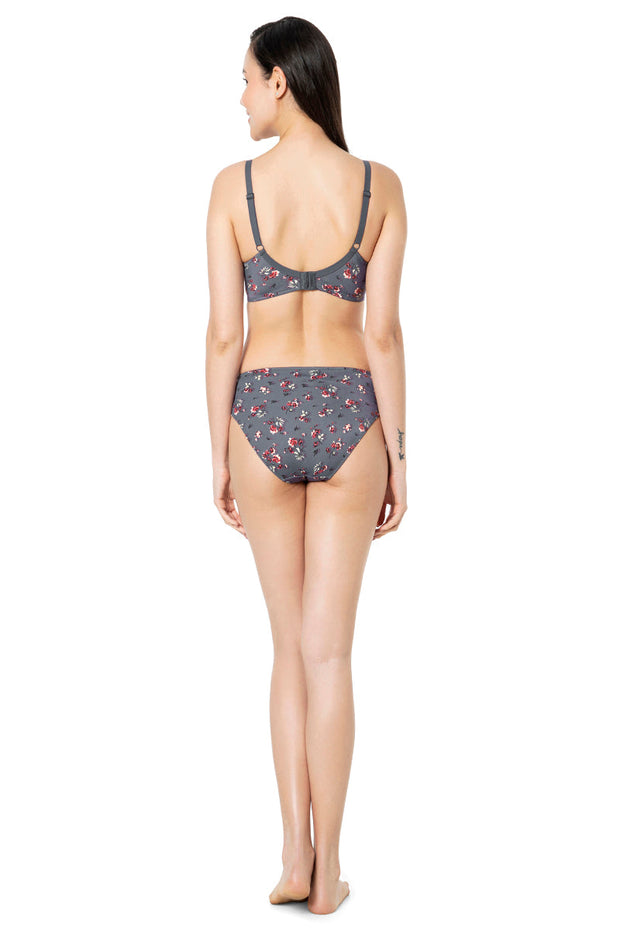 Smooth Moves Padded Wired T-Shirt Bra - Wilderness Floral Print
