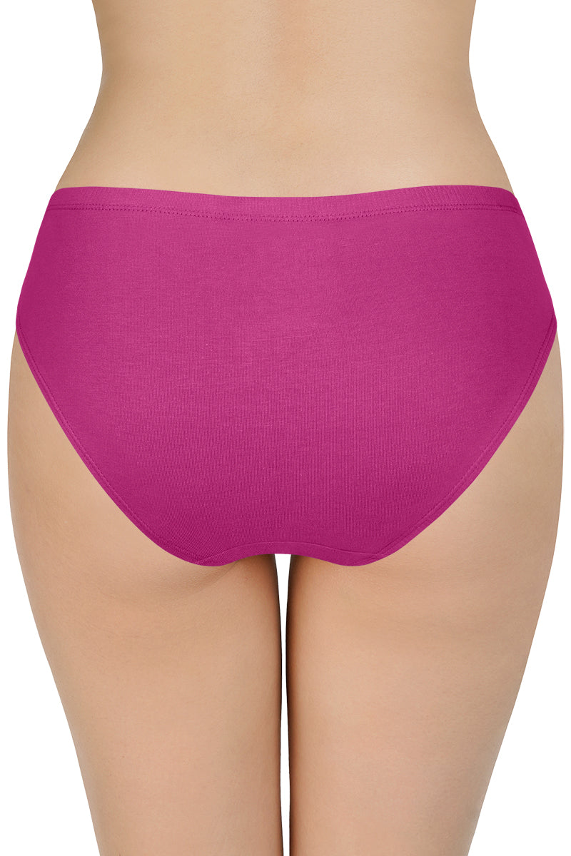 100% Cotton Bikini Panty Pack (Pack of 3) - D003 - Solid
