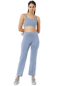 Flaunt Flared High Rise Travel Pants - Tempest thumbnail 5
