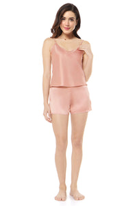 Eternal Bliss Satin Camisole - Mellow Rose thumbnail 6