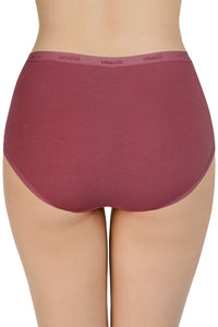 Solid High Rise Full Brief Panties (Pack of 3) thumbnail 3