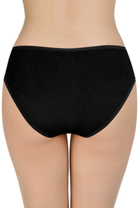 Solid Low Rise Bikini Panties (Pack of 3) thumbnail 3