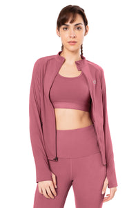 Energize Performance Full Sleeve Active Jacket - Heather Rose thumbnail 7
