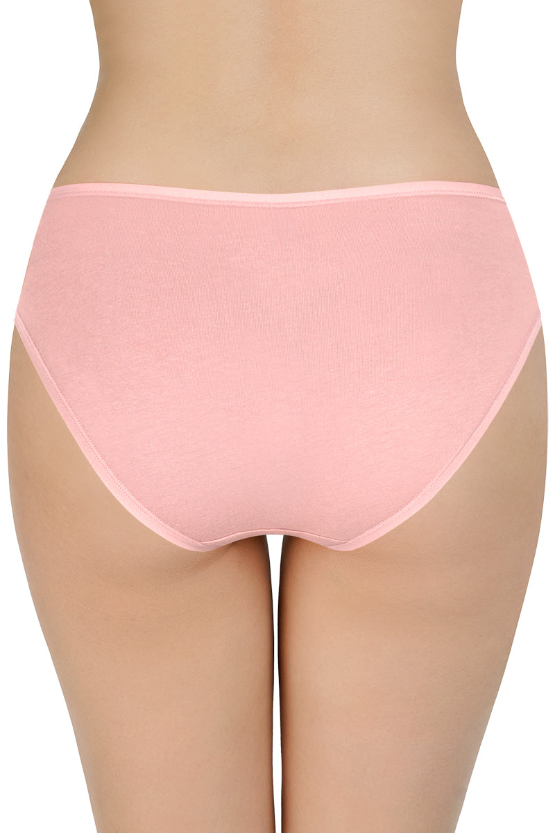 Solid Low Rise Bikini Panties (Pack of 3)