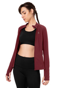 Energize Performance Full Sleeve Active Jacket - Chocolate Truffle thumbnail 8