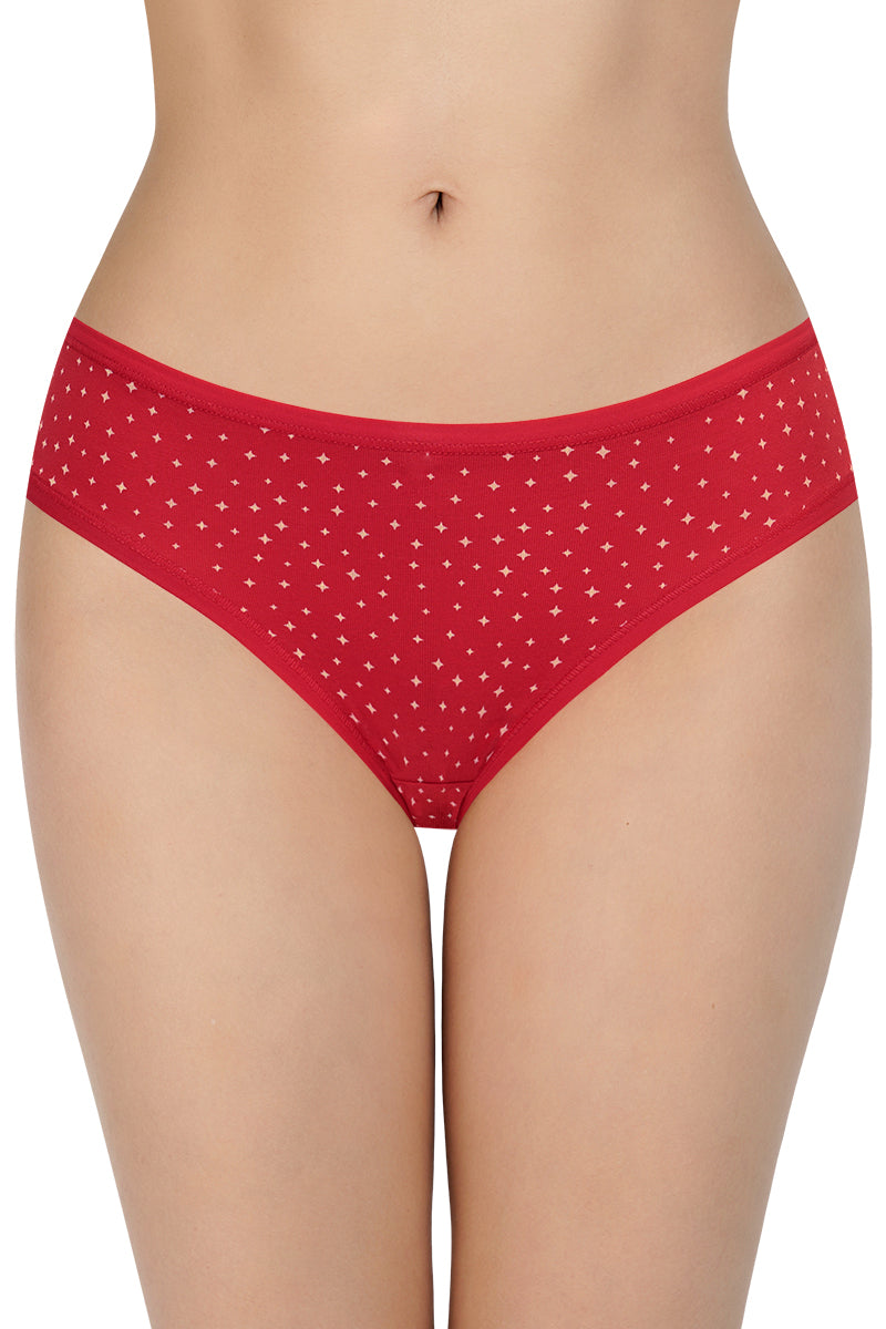 Print Low Rise Bikini Panties (Pack of 3)