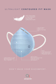 Ultra-light Contoured Fit Mask (Pack of 3) - Black-I Topaz-Thyme