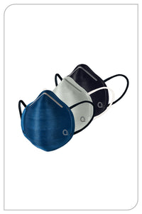 Ultra-light Contoured Fit Mask (Pack of 3) - Blk-A Grey-D Blue - color option