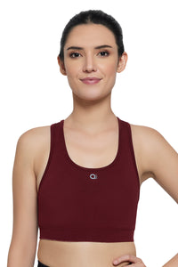 Reversible Low Impact Sports Bra - Pomegranate thumbnail 1