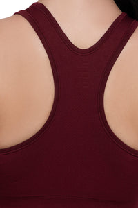 Reversible Low Impact Sports Bra - Pomegranate thumbnail 6