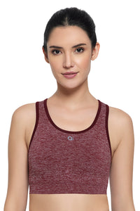 Reversible Low Impact Sports Bra - Pomegranate thumbnail 2