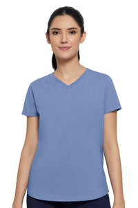 Essential V-neck Tee - Infinity Blue Marl - color option