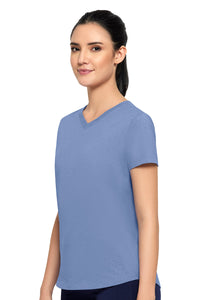 Essential V-neck Tee - Infinity Blue Marl thumbnail 3