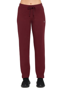 Essential Relaxed Full Length Pants - Pomegranate - color option