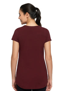 Essential Long Length Tee - Pomegranate Marl thumbnail 3