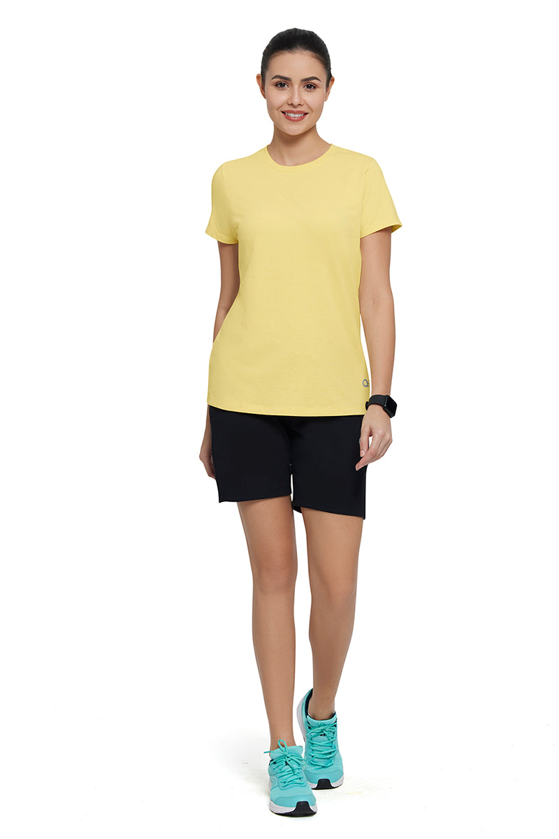 Essential Crew Neck Tee - Sunshine Marl - Image 4 of 5