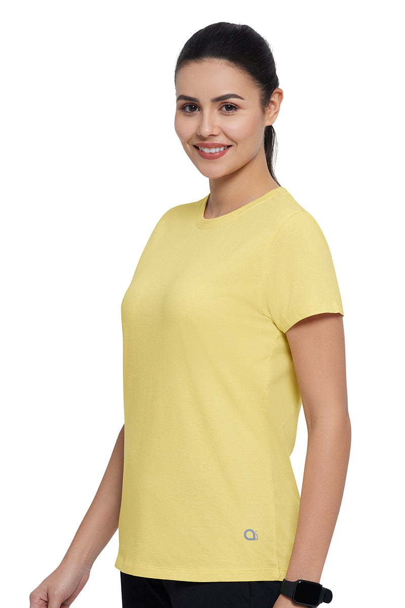 Essential Crew Neck Tee - Sunshine Marl - Image 3 of 5