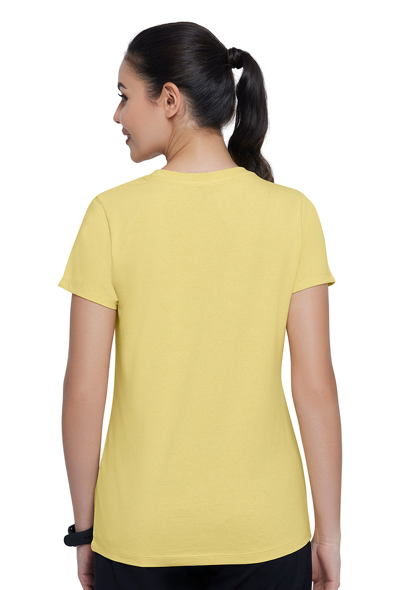 Essential Crew Neck Tee - Sunshine Marl - Image 2 of 5