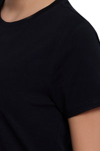 Essential Crew Neck Tee - Black thumbnail 5