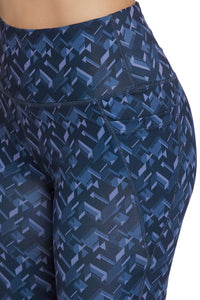 Energize Sports Tights - Midnight Print 01 thumbnail 5