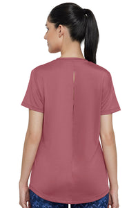 Flaunt Crew Neck Tee - Mauvewood thumbnail 2