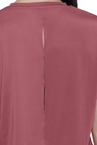 Flaunt Crew Neck Tee - Mauvewood thumbnail 6