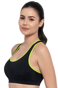 Energize Medium Impact Bra - Black thumbnail 3