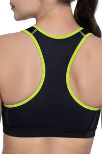 Energize Medium Impact Bra - Black thumbnail 5