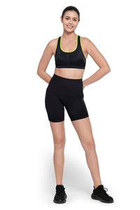 Energize Medium Impact Bra - Black thumbnail 6