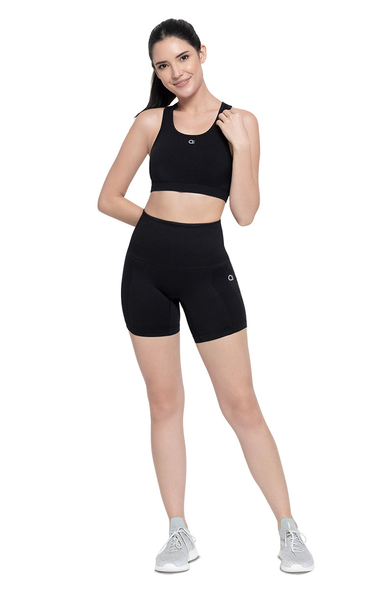 Seamless Cycling Shorts - Black - Image 4 of 5