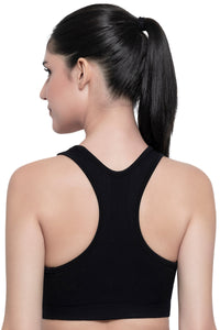 Reversible Low Impact Sports Bra - Black thumbnail 4