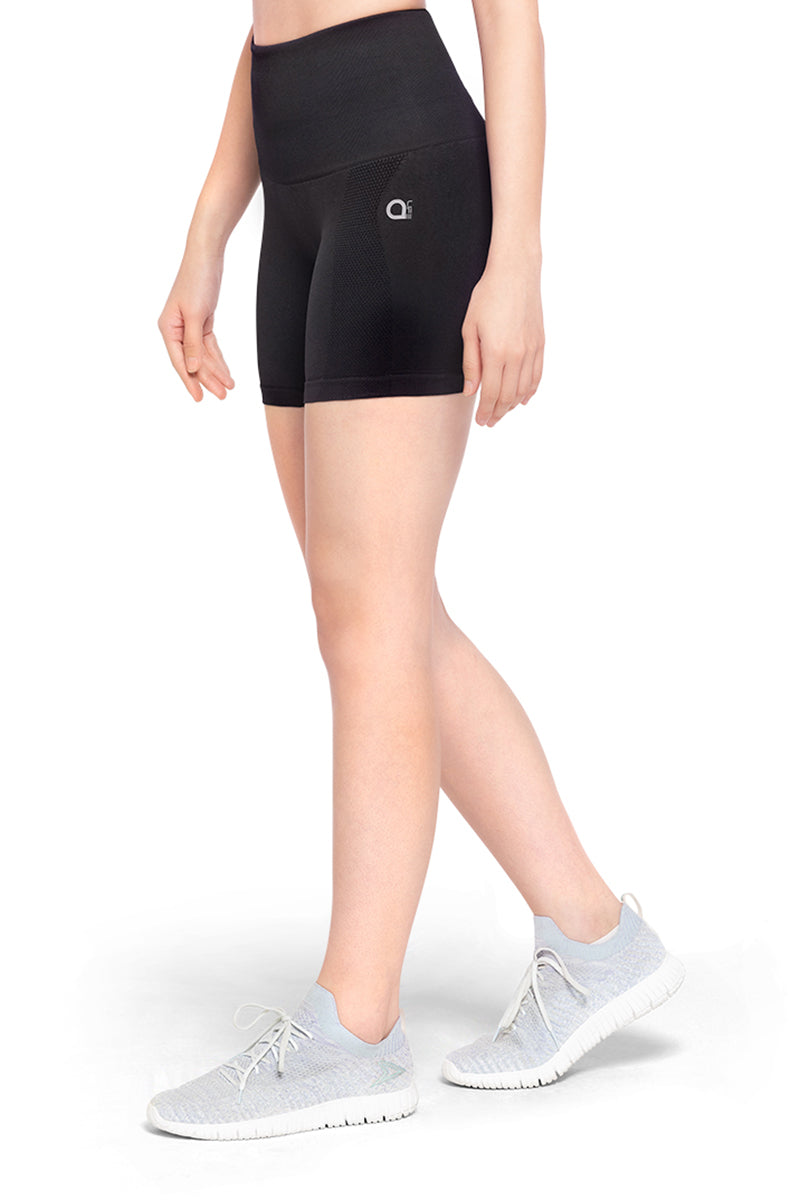 Seamless Cycling Shorts - Black - Image 3 of 5