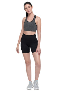 Reversible Low Impact Sports Bra - Black thumbnail 6