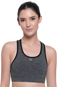 Reversible Low Impact Sports Bra - Black thumbnail 2